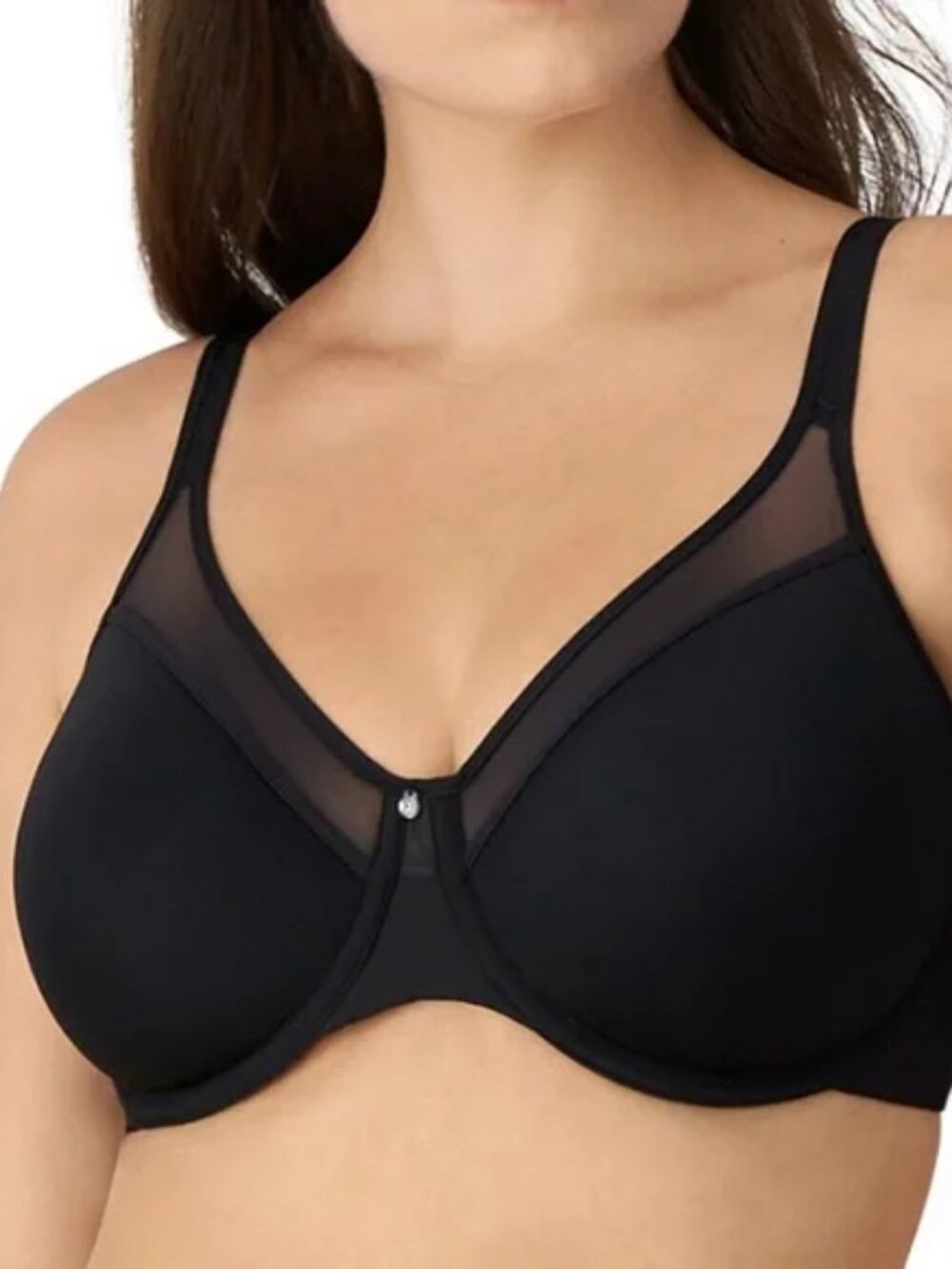 Bali 3439 One Smooth U Ultralight UW Bra 34DD Black